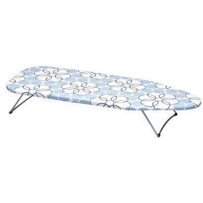 Household Essentials Handy Board Table Top Ironing Board Silver with Magic Rings Cover: Portable Small Steel Ironing Board | Target