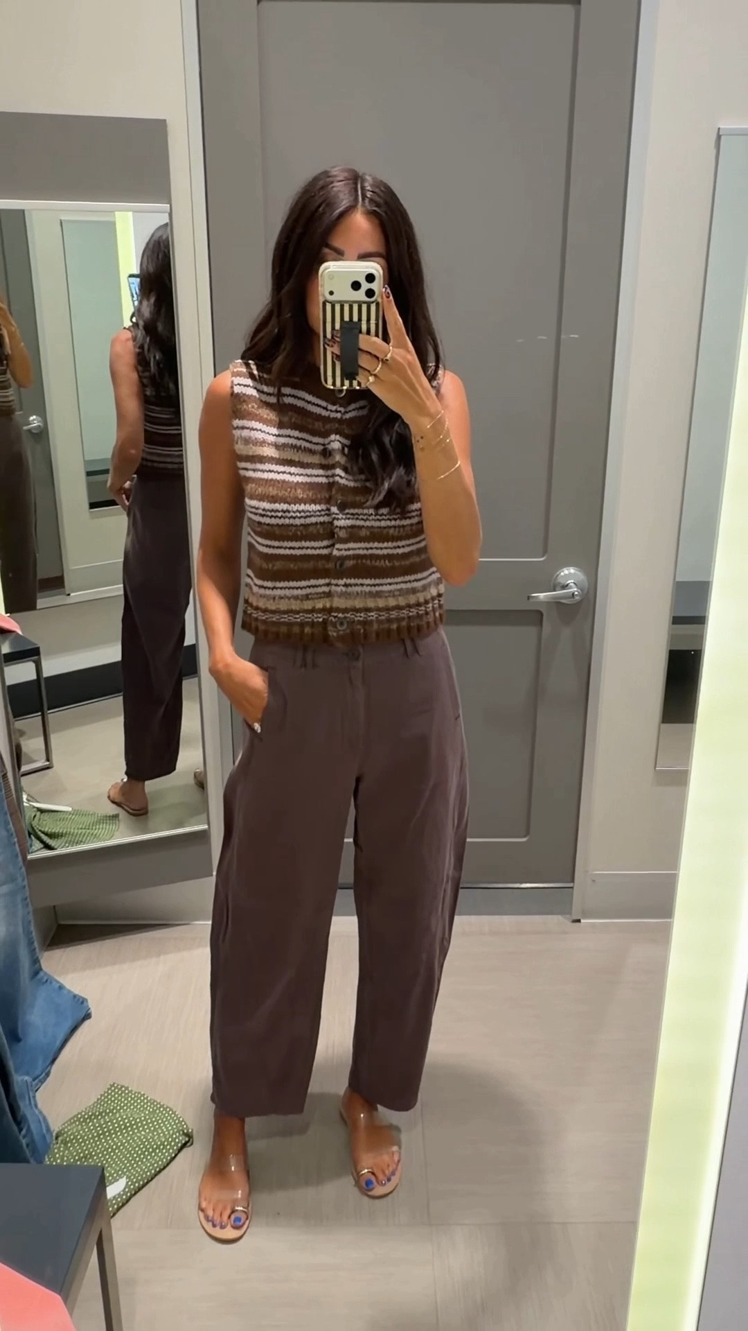 Target hall wearing a small in the striped sweater and I four in the jeans

#LTKgrwm #LTKdayinmylife #LTKootd