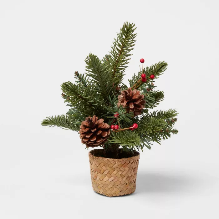 12" Pine Cone/Berry Tree - Threshold™ | Target