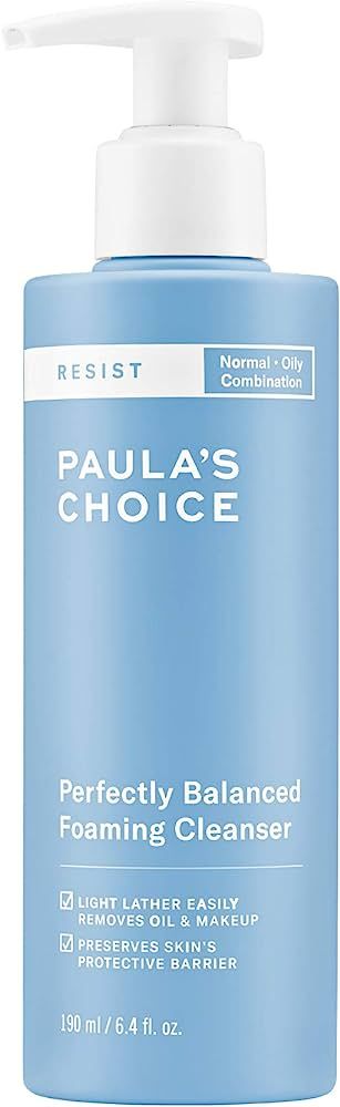 Paula's Choice RESIST Perfectly Balanced Foaming Cleanser, Hyaluronic Acid & Aloe, Anti-Aging Fac... | Amazon (US)