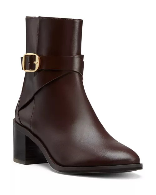 Stuart Weitzman Women's Esme Belted Zip Booties  | Bloomingdale's Shoes | Bloomingdale's (US)