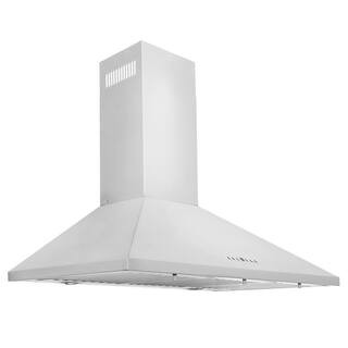 ZLINE Kitchen and Bath 36" Convertible Vent Wall Mount Range Hood in Stainless Steel (KL2-36) KL2... | The Home Depot
