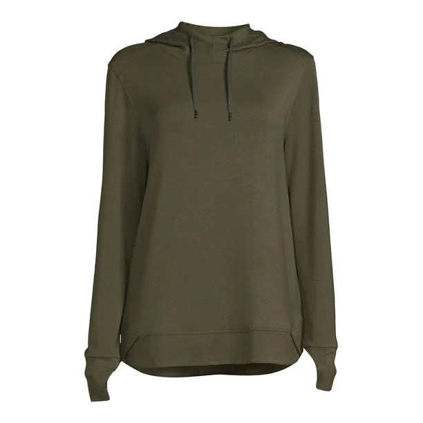 Athletic Works Women's Athleisure Mock Neck Hoodie - Walmart.com | Walmart (US)