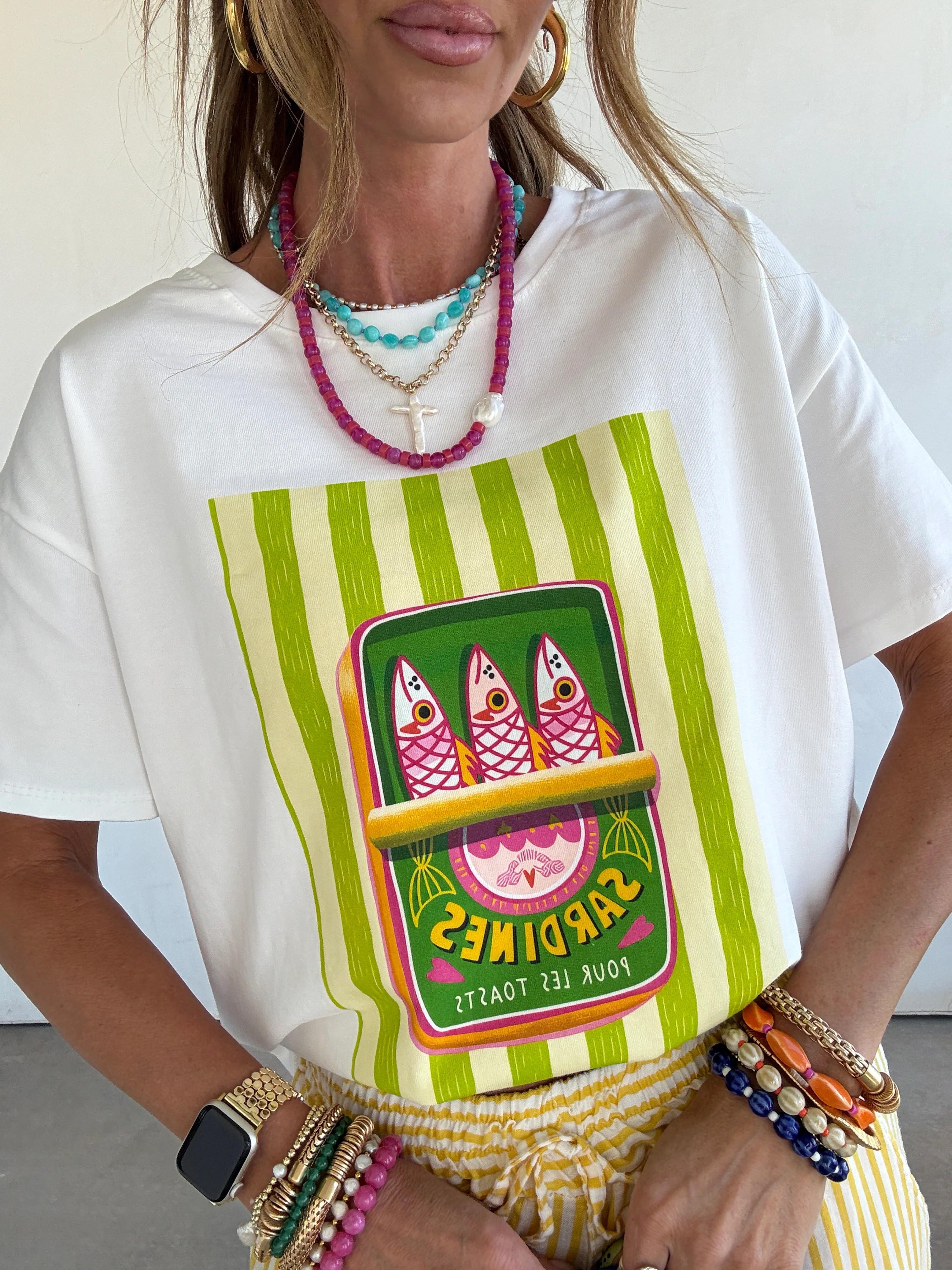 Sardines + Stripes Tee | Copper and Cloth