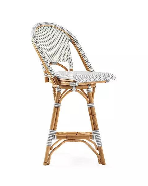 Riviera Rattan Bar & Counter Stools | Serena and Lily