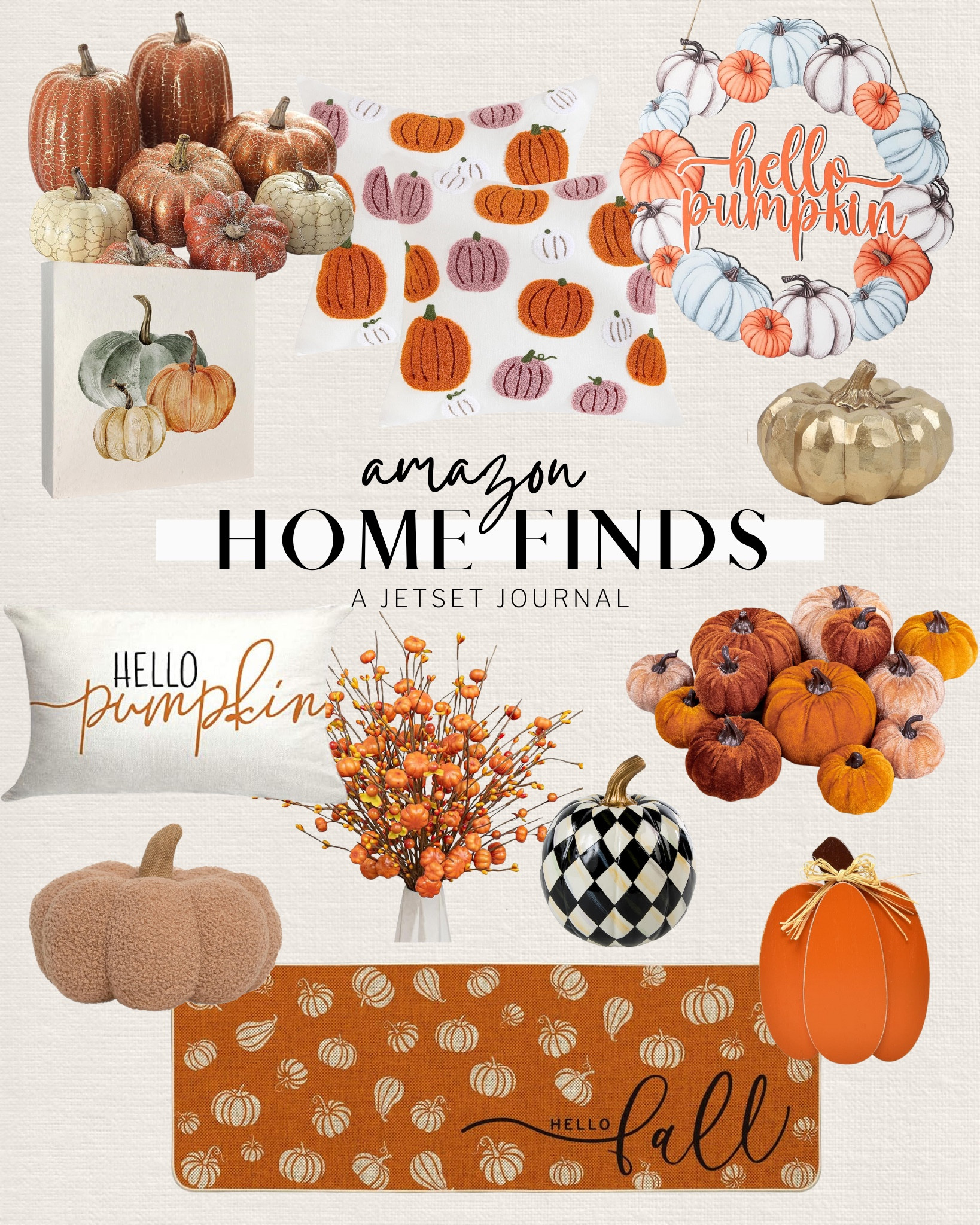 Everything pumpkin! Check out these new Amazon home decor finds!
cozy home, decor inspo, fall finds, pumpkin decor, home design, interior style, top picks, design tips

#LTKSeasonal #LTKStyleTip #LTKHome