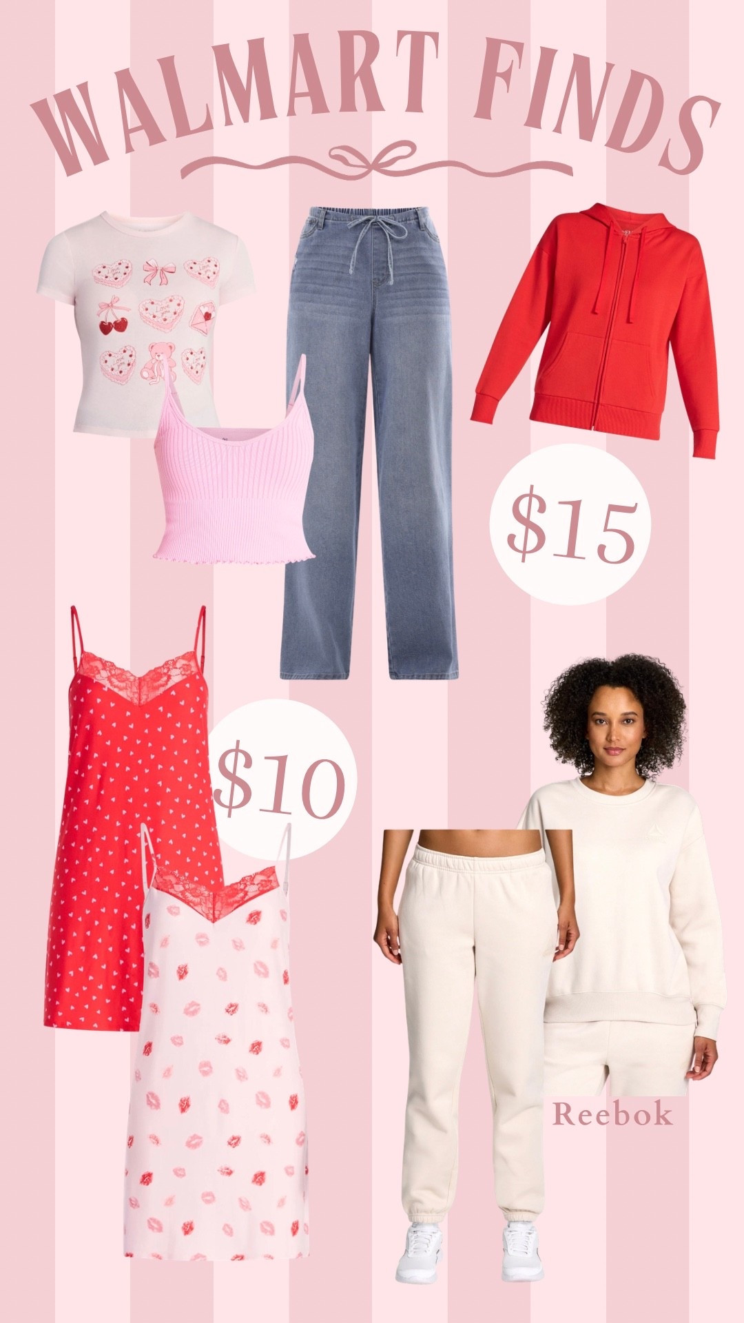 Recent Walmart Valentine Clothing Finds

#LTKSaleAlert #LTKValentine #LTKootd