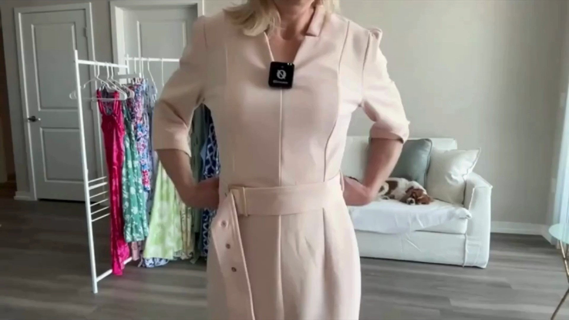Stunning 3/4 sleeve blush pink dress for spring summer and actually year round depending on where you live. Showing this a lot of Amazon live. Wedding guest dress! Perfect for the weekend going out with friends to a lovely cocktail party or brunch. Also completely work appropriate stunning workwear.

#LTKStyleTip #LTKWorkwear #LTKWedding