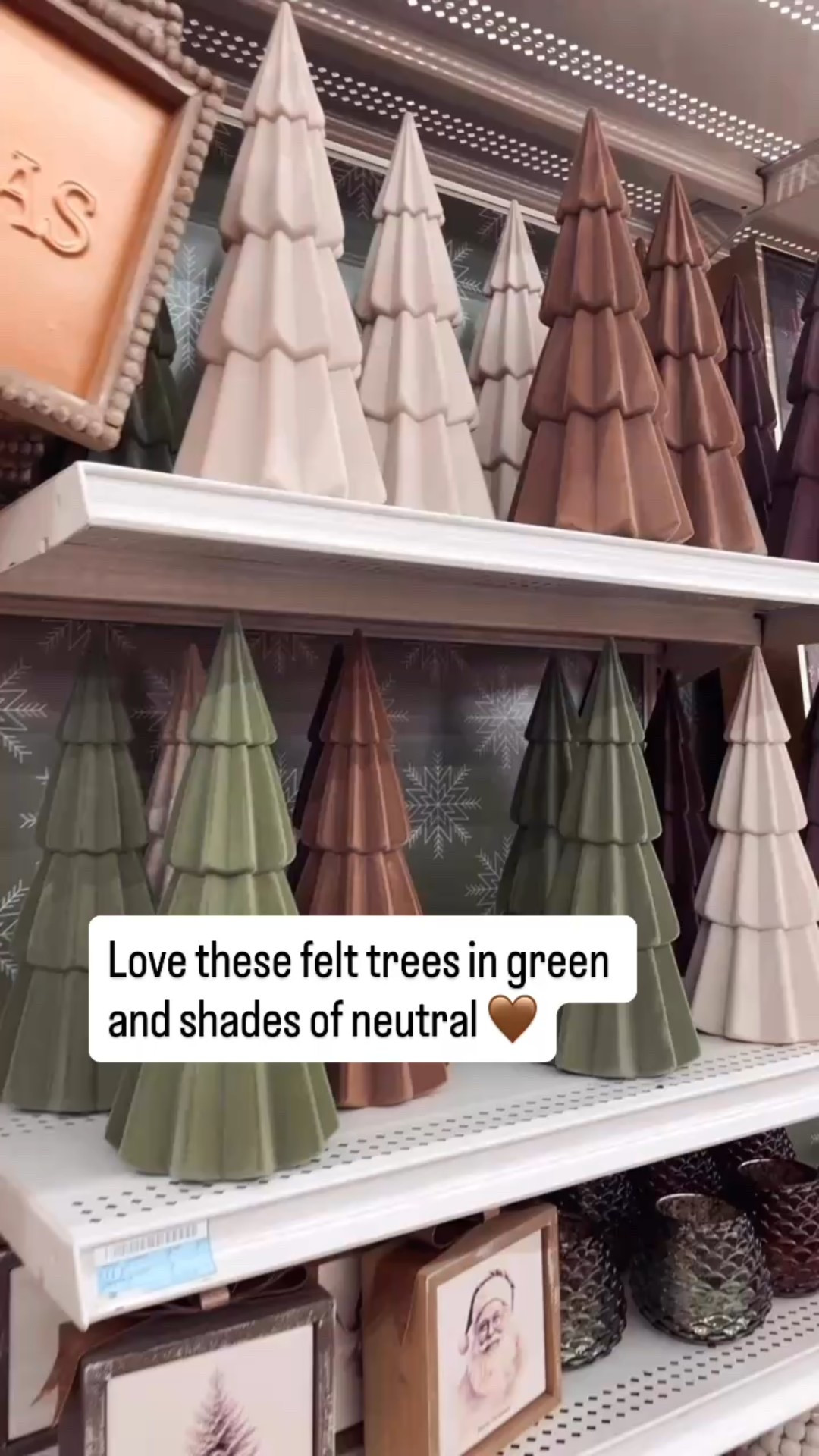 These felt Christmas trees in shades of green, brown and cream look so cute grouped together on your coffee table, dining table, or display shelf! 

#neutral #holiday #christmasdecor
#coffeetabledecor #shelfdecor 

#LTKCyberWeek #LTKHoliday #LTKHome