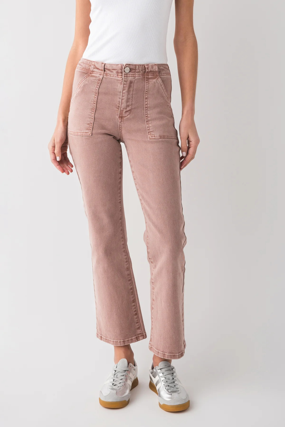 Risen Rosie Ankle Flare Jeans | Social Threads