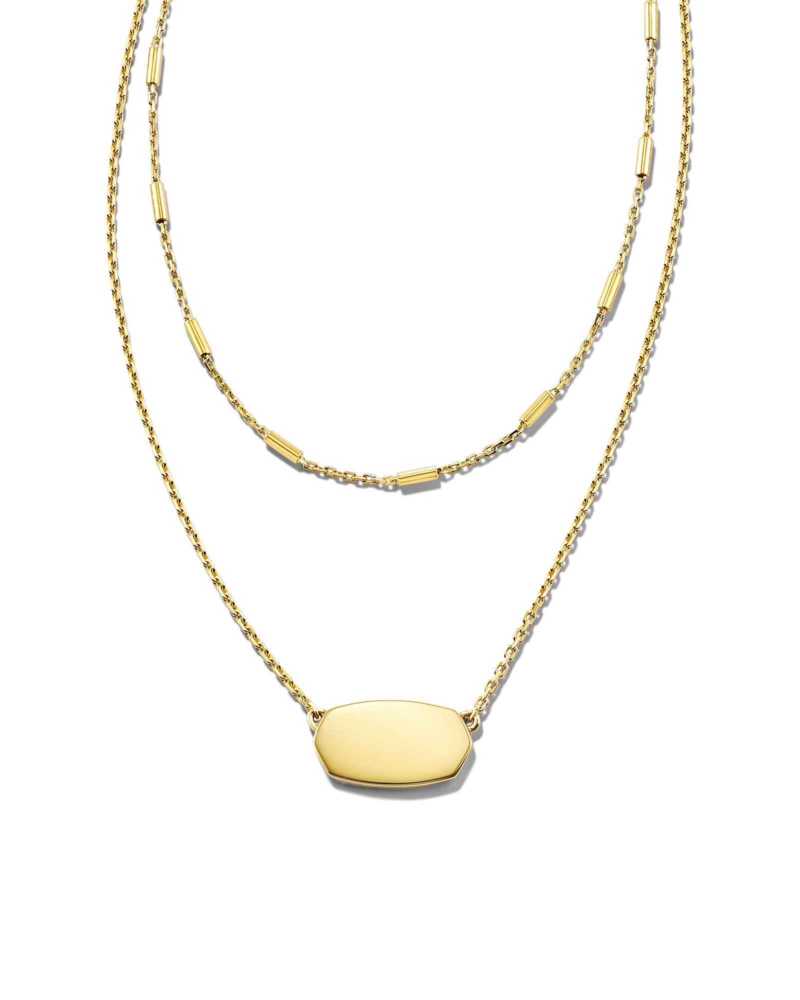Elisa Multi Strand Necklace in 18k Yellow Gold Vermeil | Kendra Scott | Kendra Scott