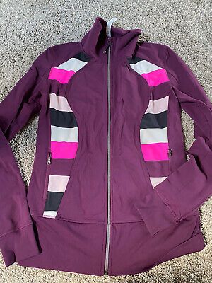 lululemon in stride full zip jacket Size 12 | eBay US