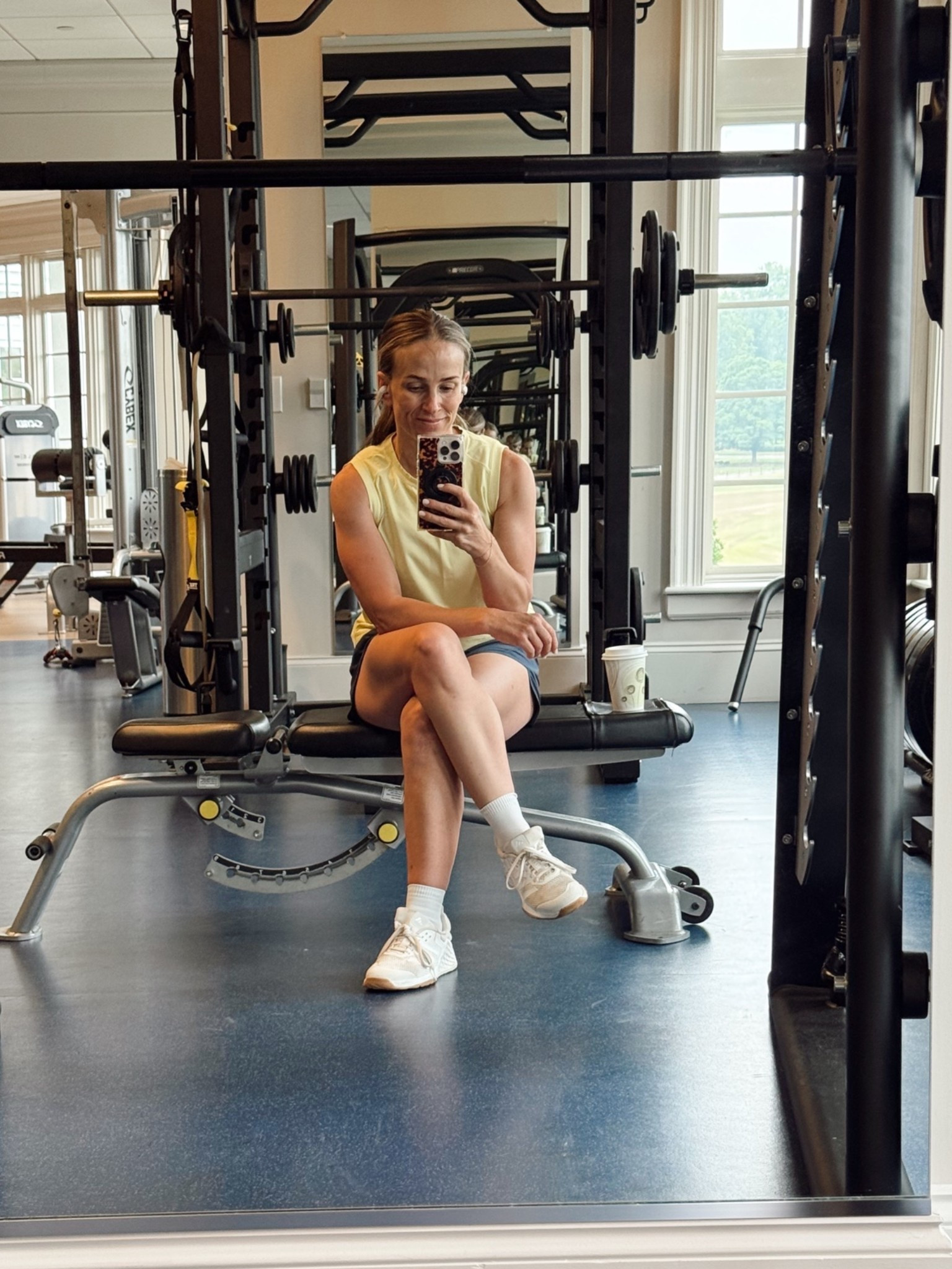 Wearing a small in the workout shirt, small in the Amazon workout shorts and I go up 1/2 size in my lifting shoes 

I linked my favorite protein that I have after every workout too.

#LTKfitnessgoals #LTKOver40