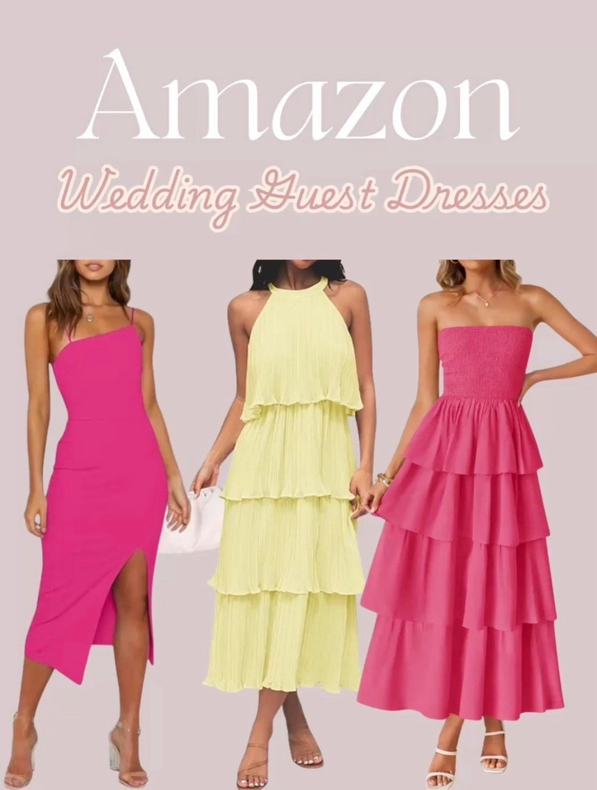 Spring wedding guest dresses 
| amazon | summer dress | floral dresses | sundress | amazon prime | bump fashion | maternity | gen x outfit | millennial outfit | outfit ideas | summer outfit | boho dress | boho style | summer outfit Inspo | summer dress | summer dresses | beach dress | travel dress | resort wear | resort dress | casual dresses | amazon dresses | amazon summer | amazon fashion | girly | cottage core | boho | amazon style | one shoulder | vacation | spring | summer | Memorial Day | vacation | resort outfit | cruise | beach outfit | beach fashion | mini dress | wedding guest | wedding guest dresses | boho | date night | 
#amazon #weddingguest #dress #dresses #summerdress

#LTKWedding #LTKPetite #LTKTravel