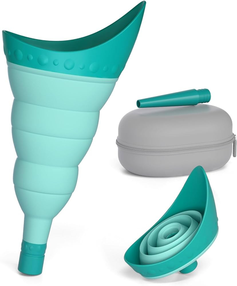 TRIPTIPS Pee Conch Foldable Female Urinal Device Portable Urinal for Women Pee Funnel for Women T... | Amazon (US)
