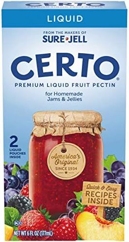 Certo Premium Liquid Fruit Pectin (6 fl oz Boxes, Pack of 4) | Amazon (US)