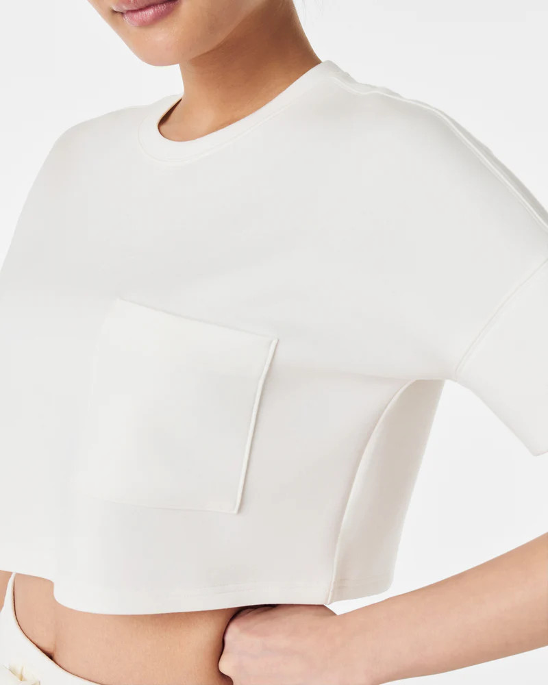 AirEssentials Cropped Pocket Tee | Spanx