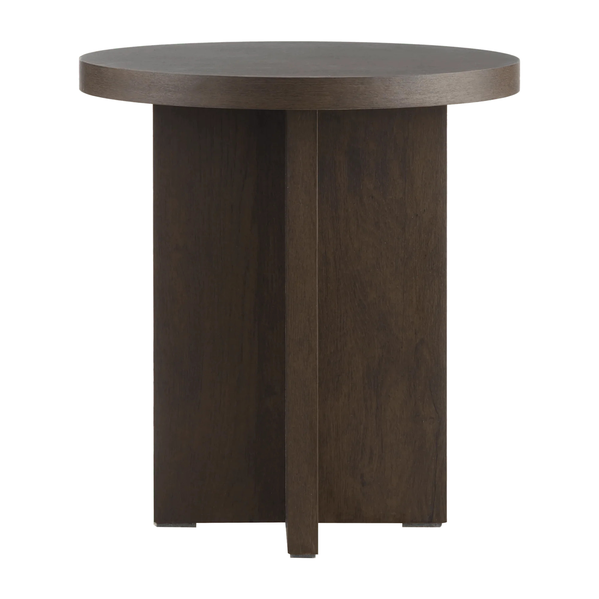 Wooden Round Side Table | Bouclair