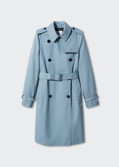 Cotton classic trench coat | MANGO (US)