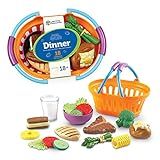Learning Resources New Sprouts Dinner Food Basket - 18 Pieces, Ages 18+ Months Pretend Play Food ... | Amazon (US)