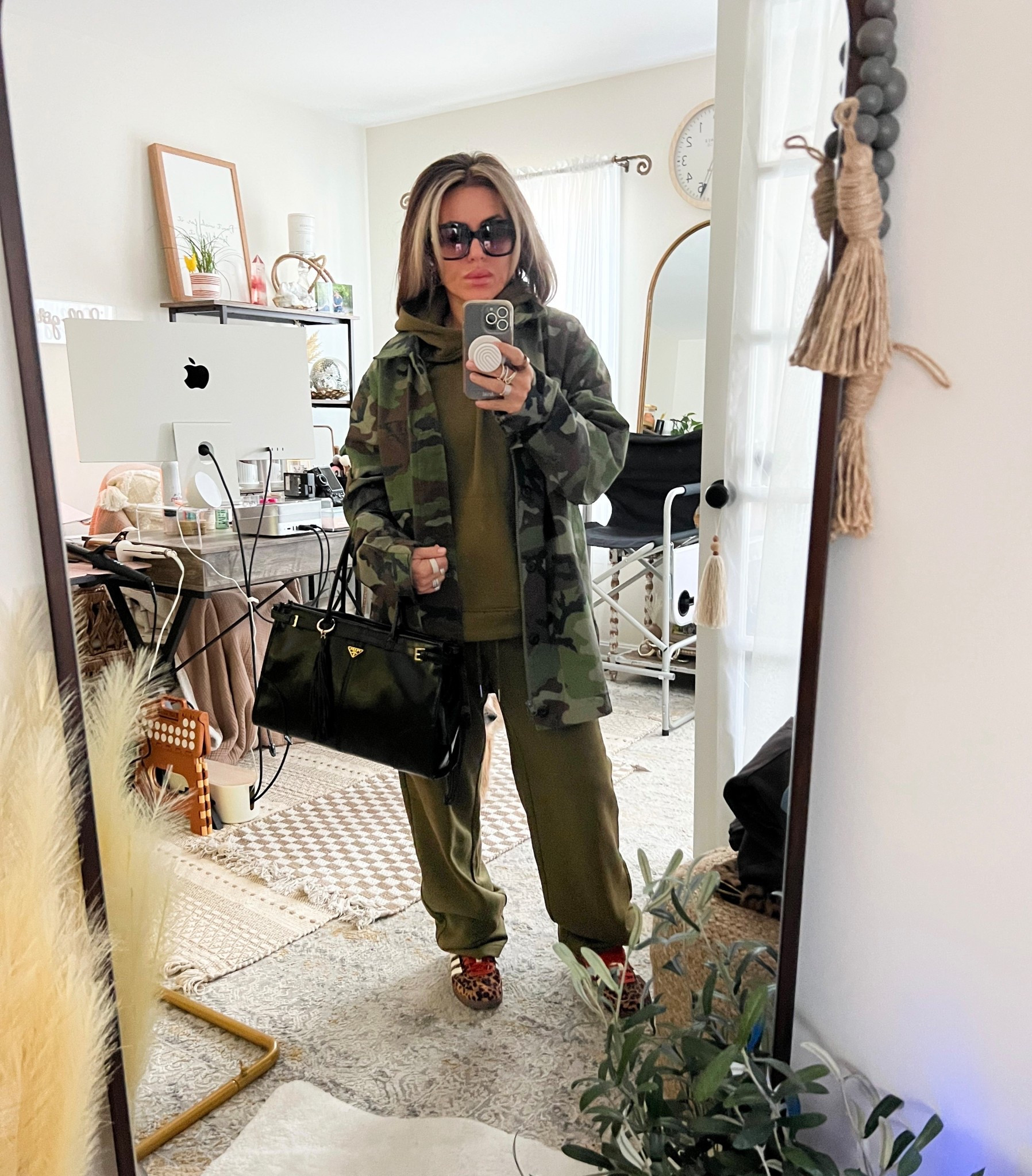 A mix of high and low but really I’m most excited about my new long hair Sambas. They run about a 1/3 size big so I sized down. LOVE the mix of leopard and camo. The red laces are a fun pop of color.

#LTKActive #LTKPetite #LTKShoeCrush