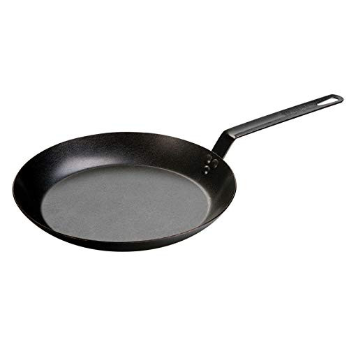 Lodge Pre-Seasoned Carbon Steel Skillet - Use in the Oven, on the Stove, on the Grill, or Over a Campfire - 12 Inch | Amazon (US)