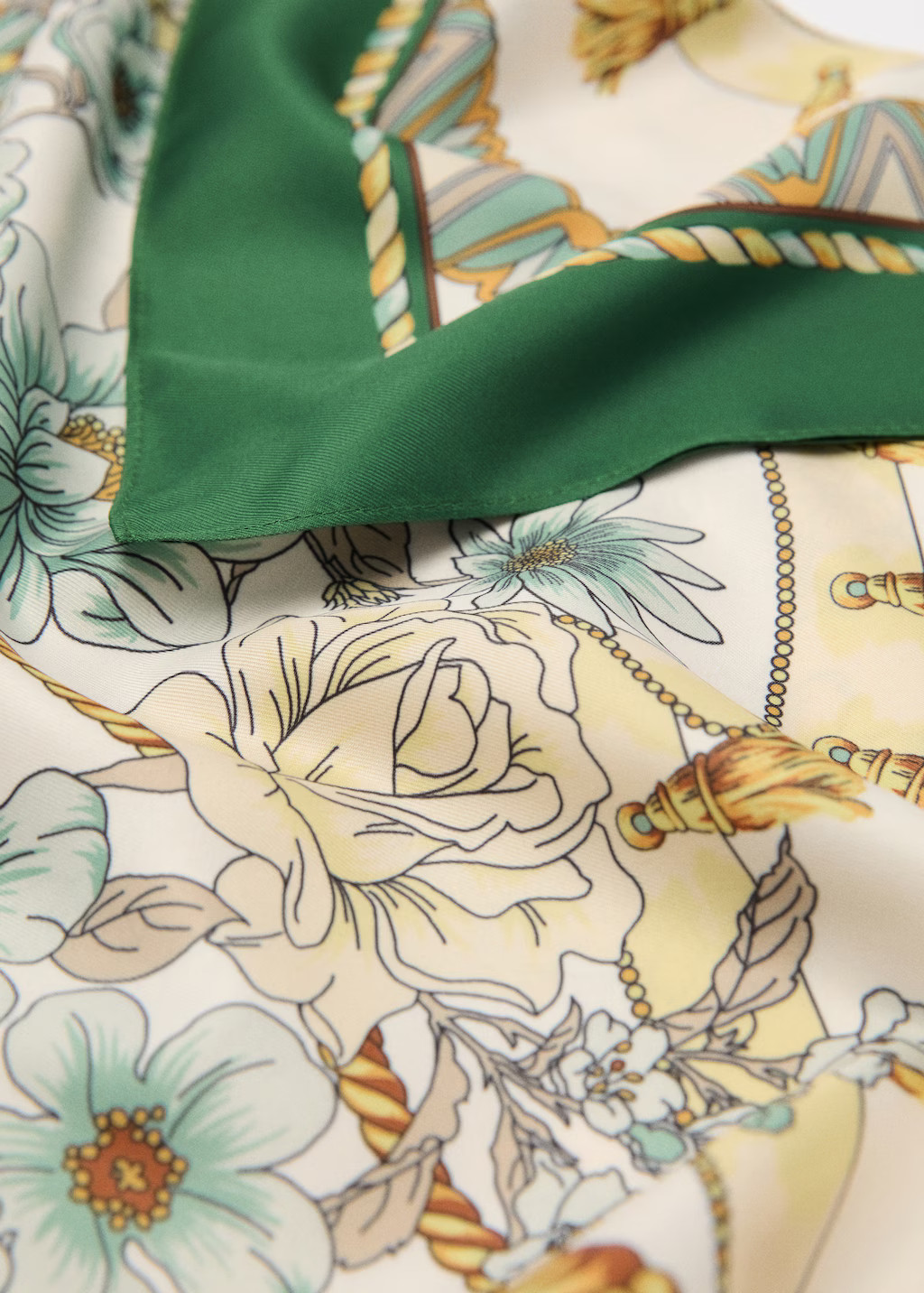 Floral printed scarf - Woman | MANGO USA | MANGO (US)