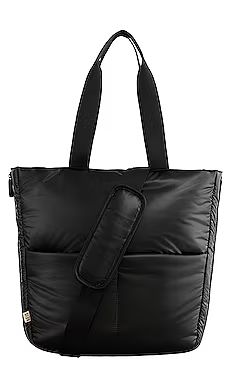 BEIS The Expandable Puffy Tote in Black from Revolve.com | Revolve Clothing (Global)