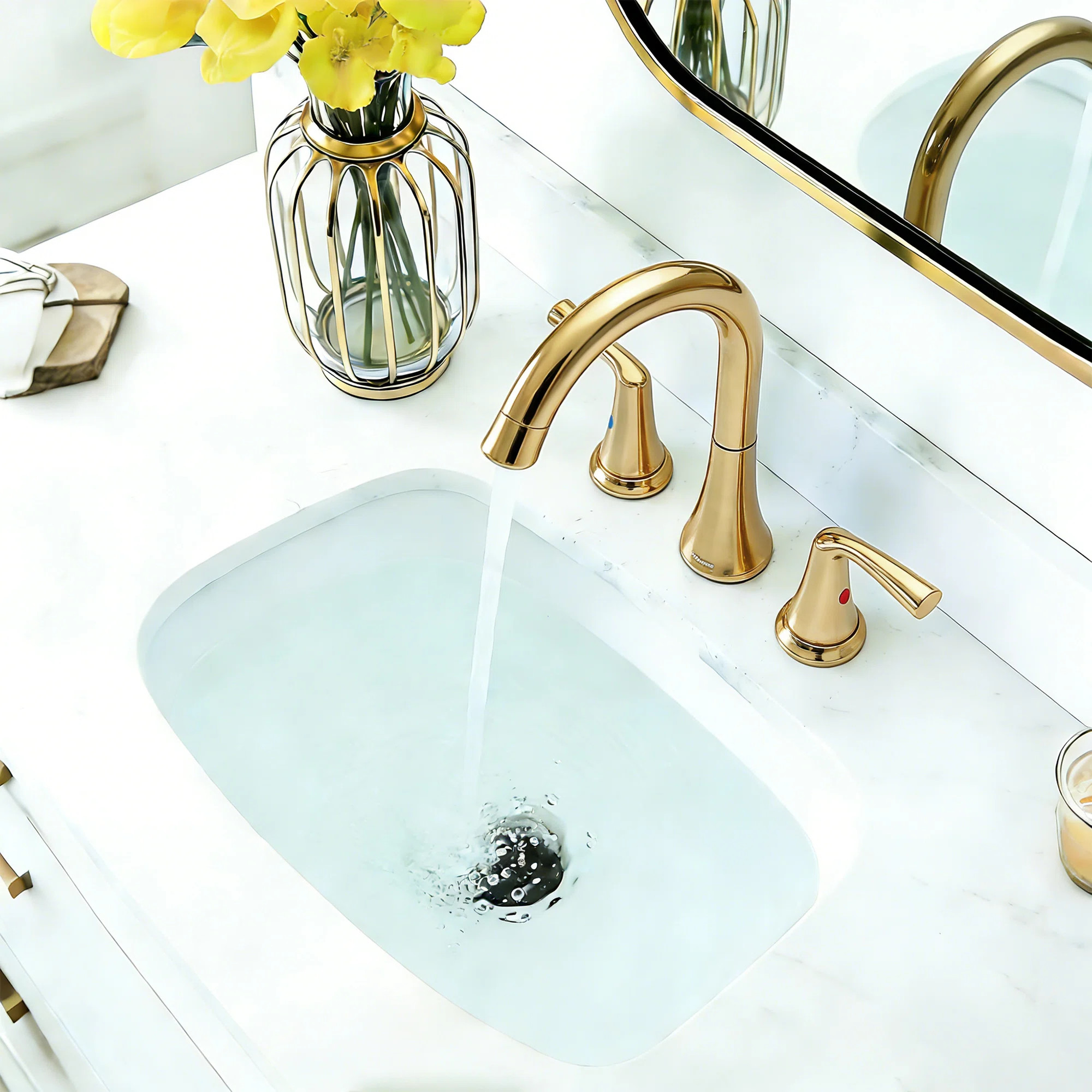 Widespread 2-handle Bathroom Faucet with Drain Assembly BC032AA | Wayfair North America