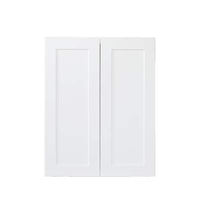 Bremen Cabinetry 30-in W x 30-in H x 12-in D White Painted Birch Door Wall Ready To Assemble Stoc... | Lowe's