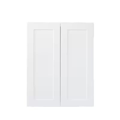 Bremen Cabinetry 30-in W x 30-in H x 12-in D White Painted Birch Door Wall Ready To Assemble Stoc... | Lowe's