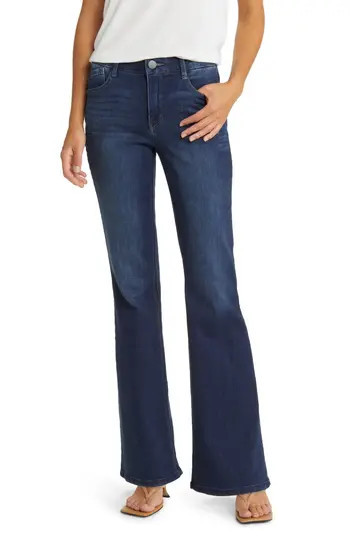 Wit & Wisdom High Waist Flare Jeans in In Indigo at Nordstrom Rack, Size 12 | Nordstrom Rack