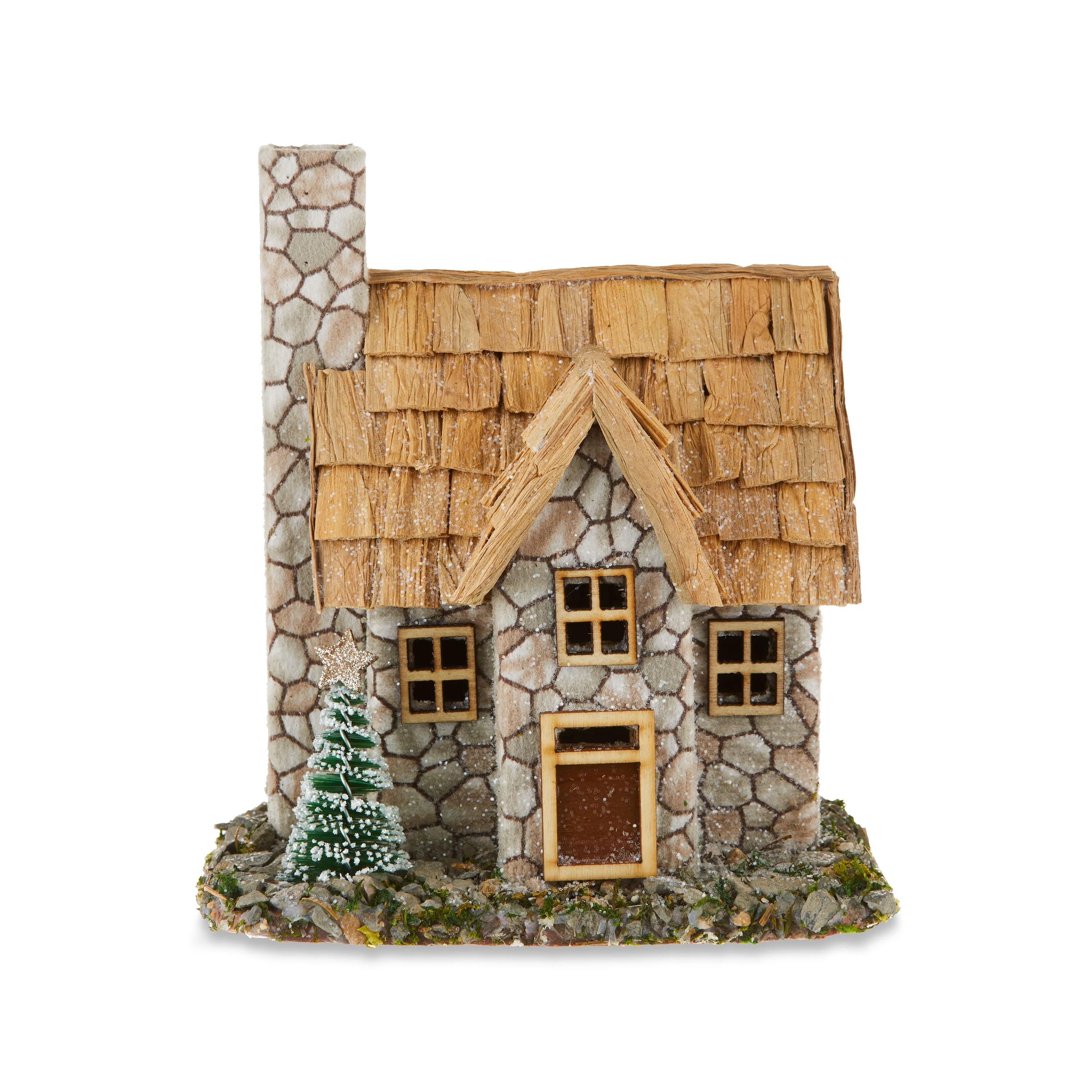 Nature Wood Bell Christmas Wall Hanging Decor, 5.5 in, by Holiday Time | Walmart (US)