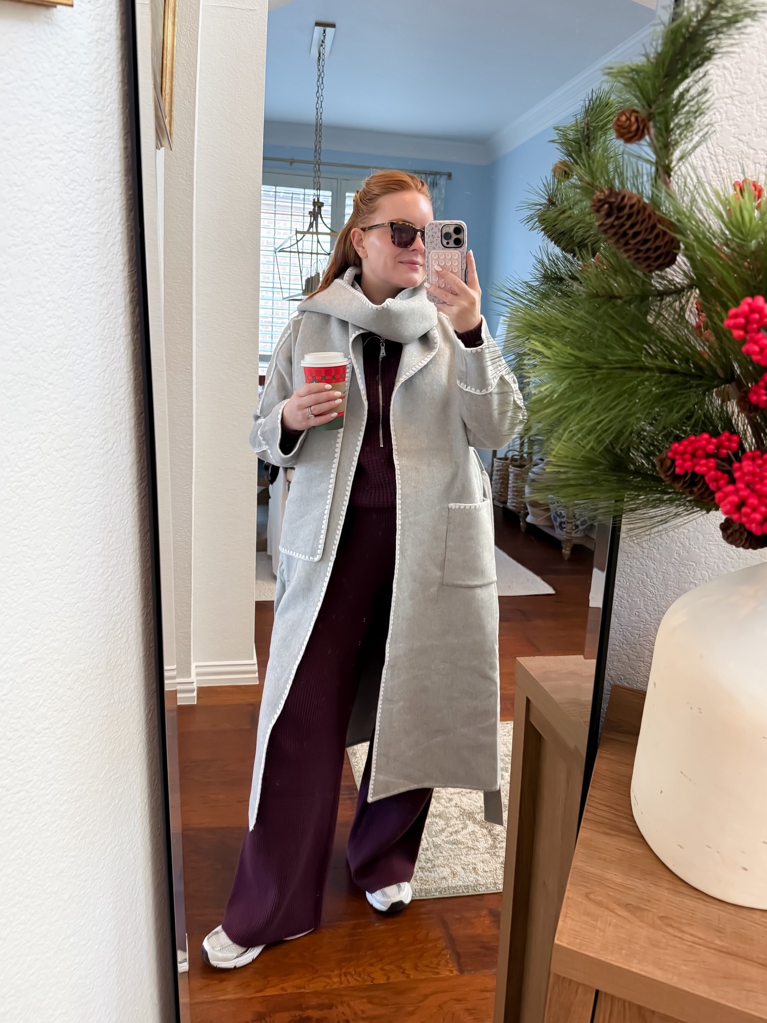 An easy set layered for cold winter days ❄️
Matching sets are my secret to getting dressed fast, and this one works perfectly with a long coat and sneakers for school mornings and errands. Comfortable, warm, and still put together.

If you need easy winter outfits for moms, this is a great one to add to your closet. Everything is linked on LTK.