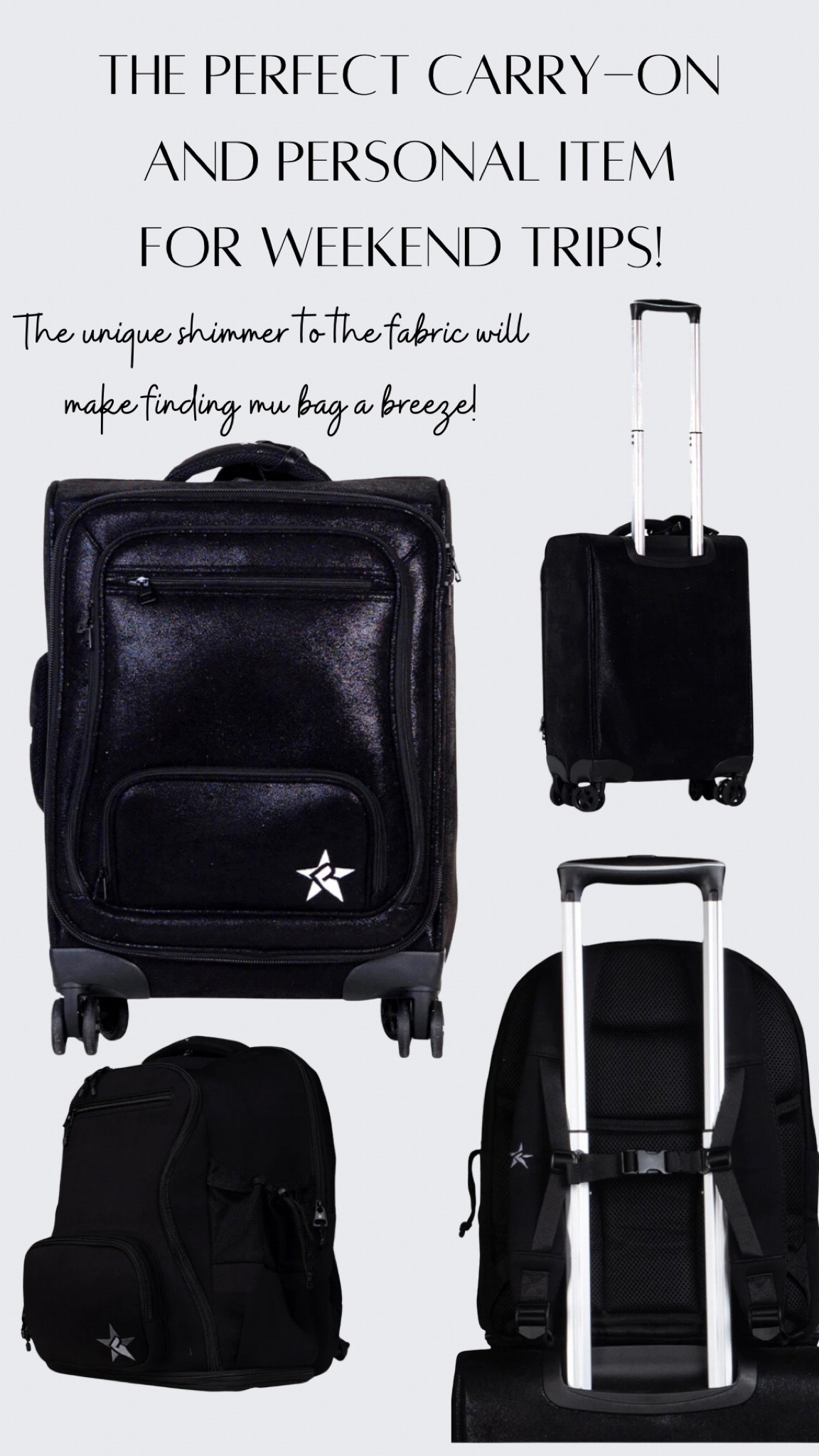 Obsessed with my new DREAM Luggage by Rebel Athletic! It has a slight shimmer so I can easily spot it on the carousel! 

#LTKTravel