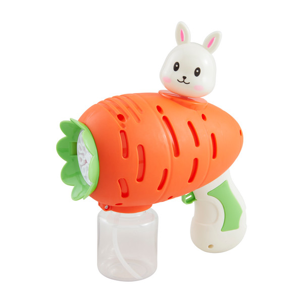 Mud Pie Easter Bunny Bubble Maker in Orange | Plastic | Mud Pie