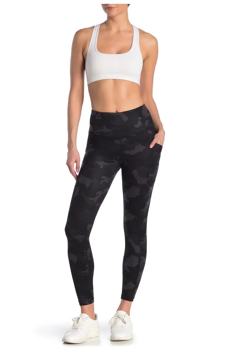 90 DEGREE BY REFLEX Lux Camo Side Pocket Leggings | Nordstromrack | Nordstrom Rack