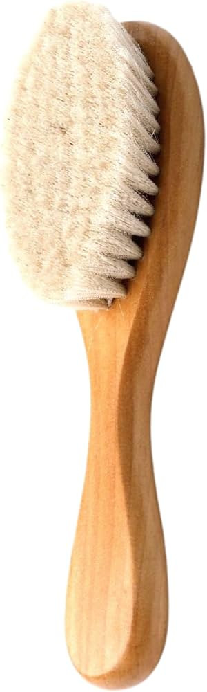 T is for Tame - Ultra Soft Premium Wooden Hair Brush, Natural Bristles for Delicate Baby Scalps, ... | Amazon (US)