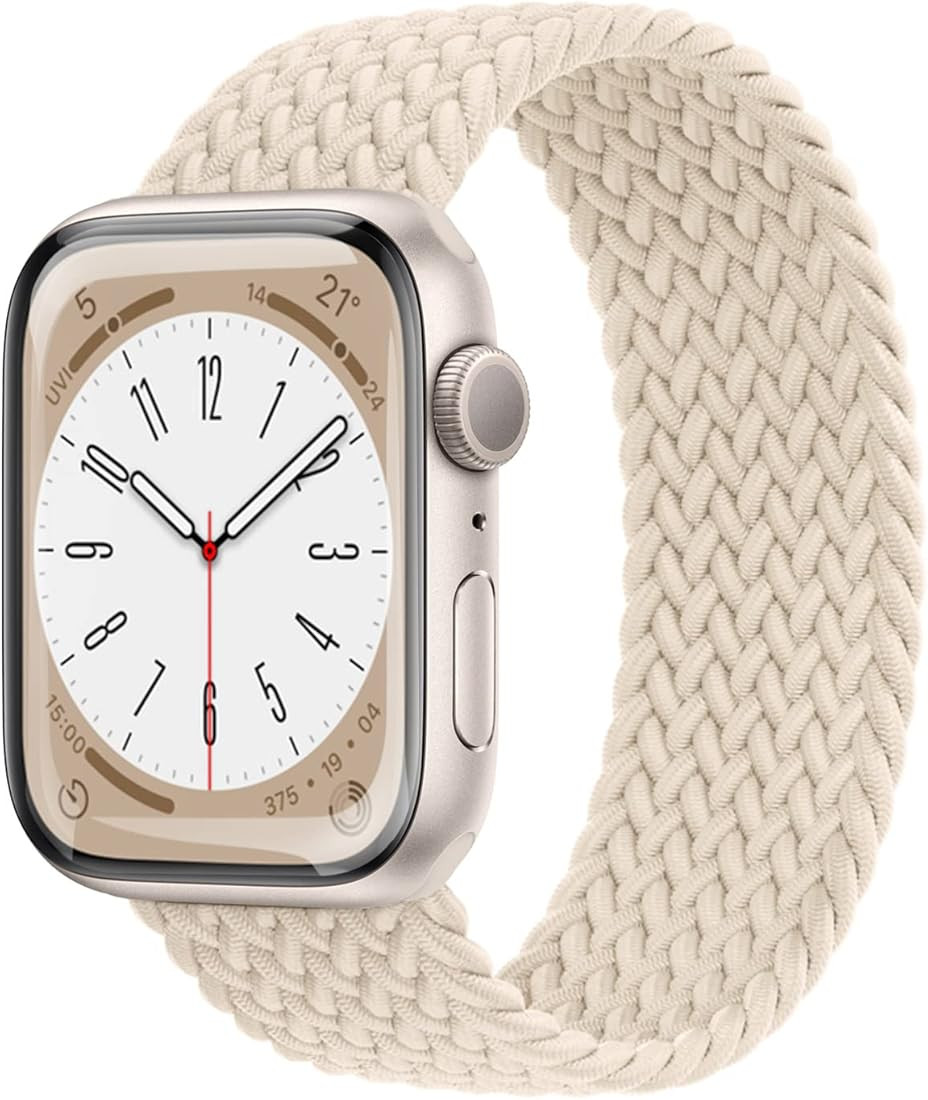 MOSINBAND Braided Solo Loop Compatible With Apple Watch Band 38mm 40mm 41mm 42mm 44mm 45mm 49mm W... | Amazon (US)