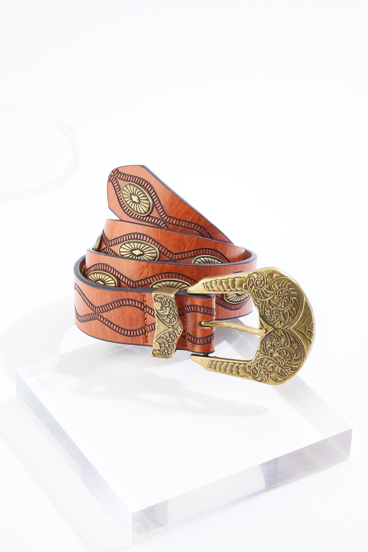 Western Embossed Belt | Cato Fashions