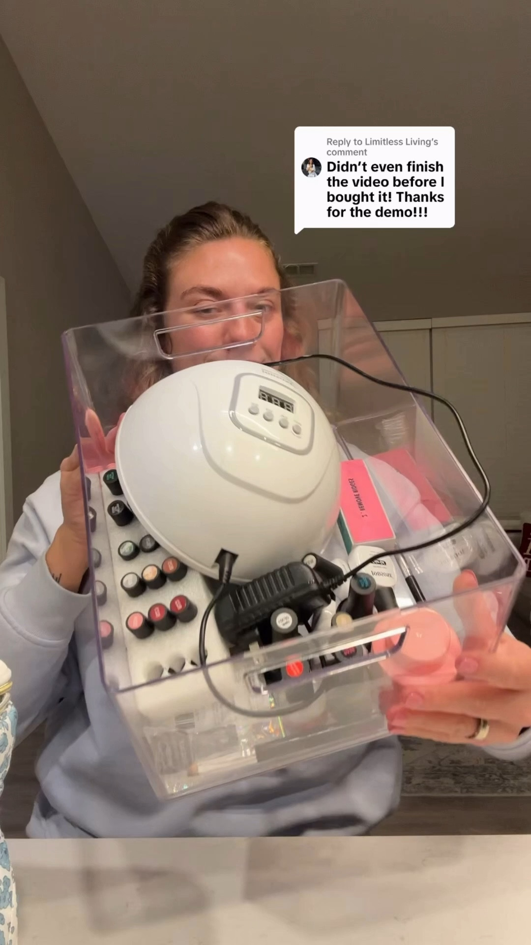 The at home gel manicure girls love this organizer so much!!! 

#LTKselfcare