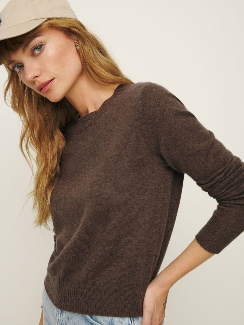 Dana Cashmere Crew Sweater | Reformation (Global)
