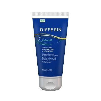 Differin Daily Oil-Free Hydrating Face Cleanser - 6 fl oz | Target