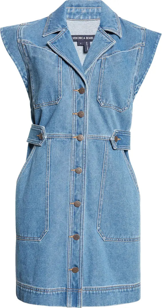 Jax Sleeveless Denim Minidress | Nordstrom