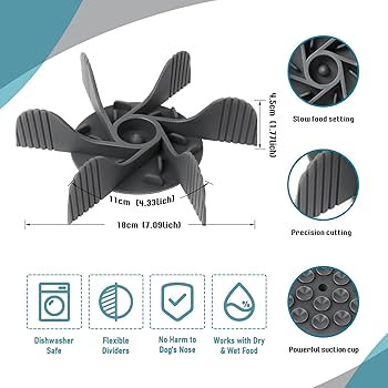 Slow Feeder Insert for Small Medium Large Breed Dog Bowl, Turning Dog Bowls or Dog Dish into a Sl... | Amazon (US)