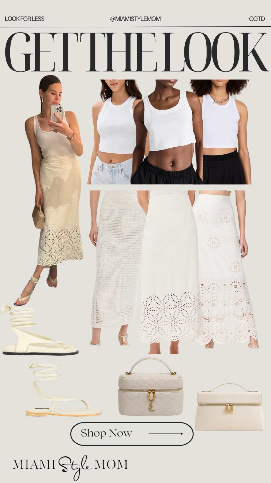 Get the look!! Another night in Madrid!🤍🫶🏼

Outfit inspo. White maxi skirt. White sandals. White tank. 

#LTKShoeCrush #LTKStyleTip #LTKItBag