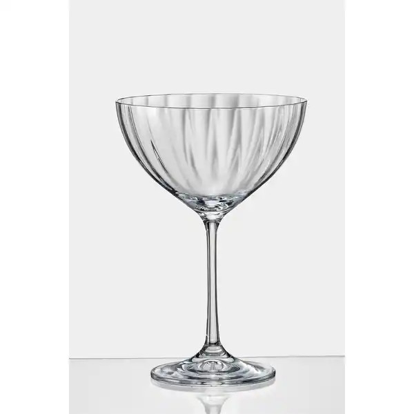 Waterfall (Optic) Coupe Cocktail Glass Set of 6 - Bed Bath & Beyond - 35999086 | Bed Bath & Beyond