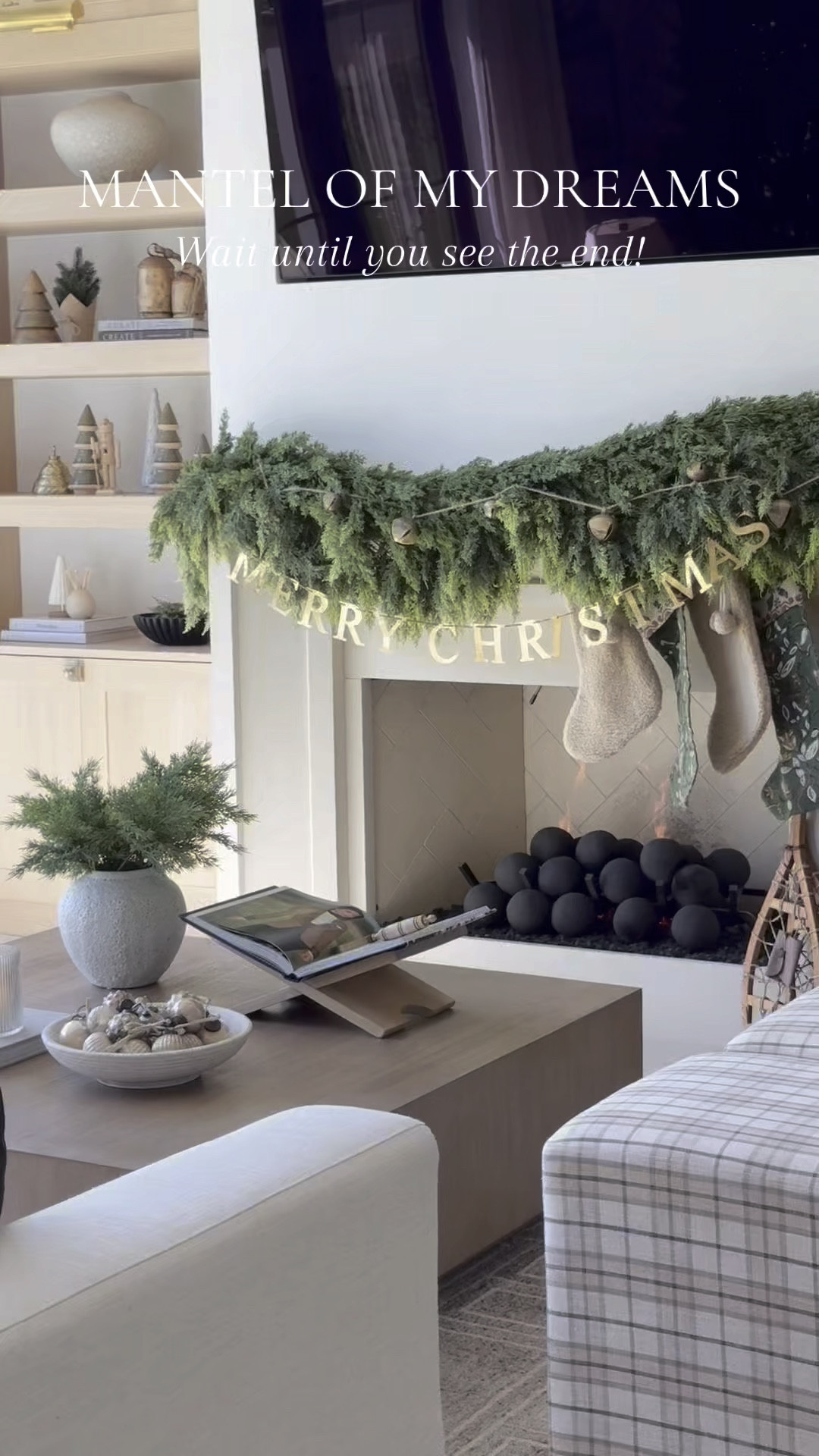 When we built this house, I designed this mantle around trying to have the perfect holiday moment. Well, WHAT DO WE THINK!? I couldn’t be more obsessed with it! It turned out exactly as I envisioned, capturing that perfect blend of cozy and timeless. The colors, the textures, and all the little details make it truly festive. I just love how it brings the holiday spirit to life and makes our home feel extra special this season!

#LTKHoliday #LTKHome #LTKVideo