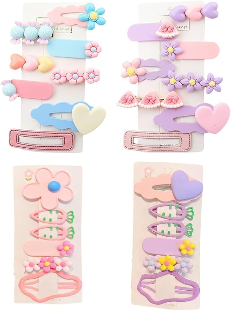 22 pcs Hair Clips and Accessories - Candy Color for Girls, Kids, Teen, Women | Amazon (US)