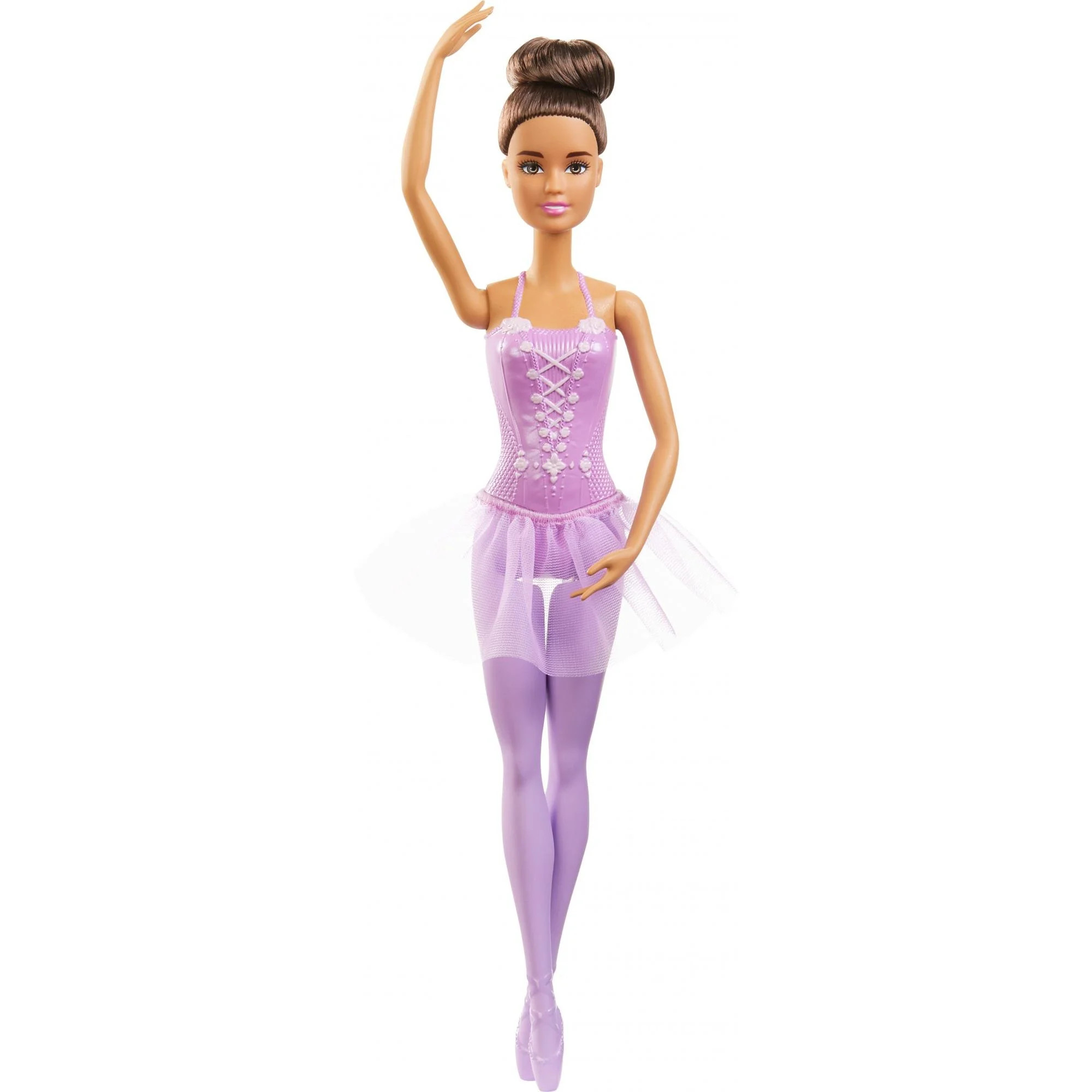 Barbie Career Ballerina Doll with Tutu and Sculpted Toe Shoes, Brunette Hair | Walmart (US)